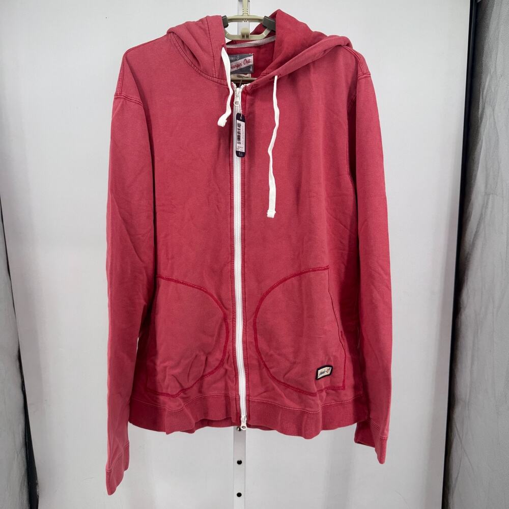 Johnnie-O Sampson Hoodie Mens M Maliblu Red Hangin Out Garment Dyed JMKO2790 NWT